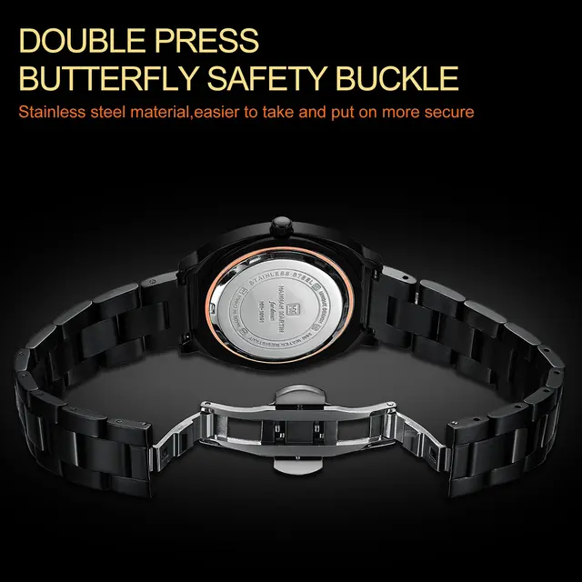 Women Watch High Quality Top Quartz HM 1261 Hannah Martin Watches Fashion Waterproof Stainless Steel Wristwatches Ladies Business Watch