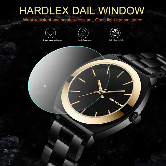 Women Watch High Quality Top Quartz HM 1261 Hannah Martin Watches Fashion Waterproof Stainless Steel Wristwatches Ladies Business Watch