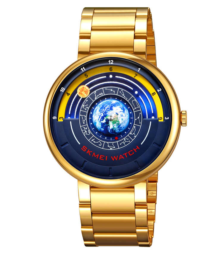 Top Brand Skmei 2361 Fashion Blue Dial Watch Men 30ATM Waterproof Date Sport Watches Mens Quartz Wristwatch