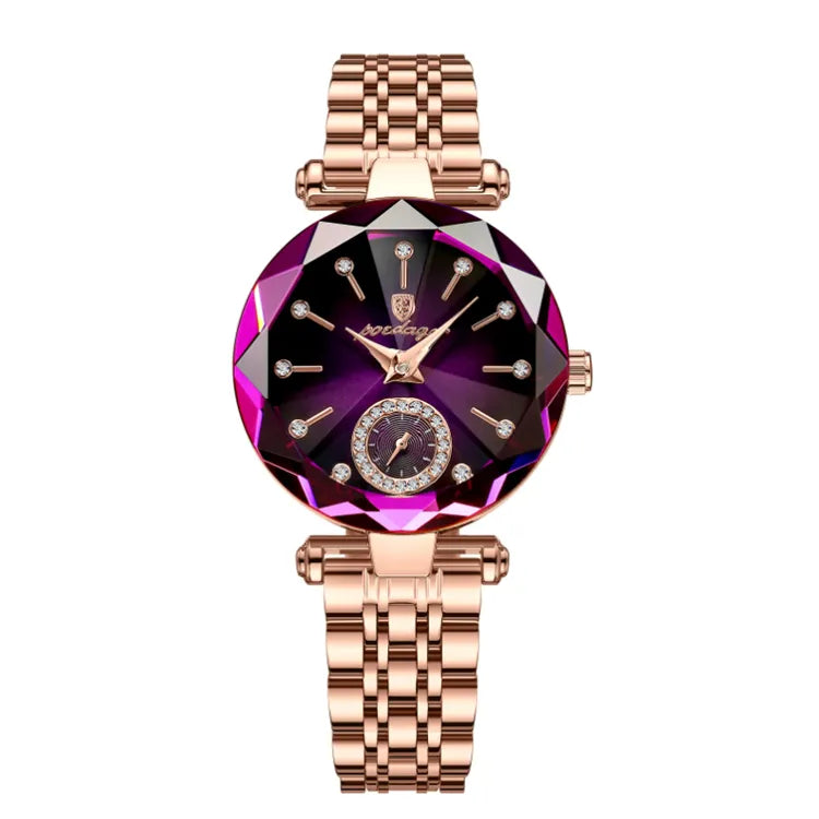 POEDAGAR Ladies Watch 719 Fashion Dress Female Bracelet Jewellery for Women Wrist Watches Diamond Girl Gift