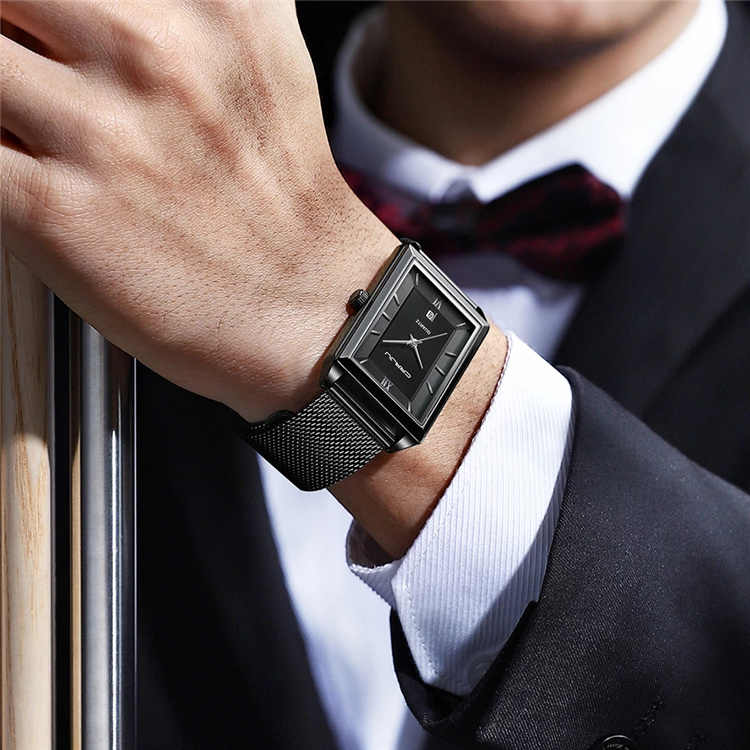 CRRJU 2197 New Watch for Men Top Brand Fashion Gold Sport Stainless Steel Quartz Watches Wrist Watch Man 2025