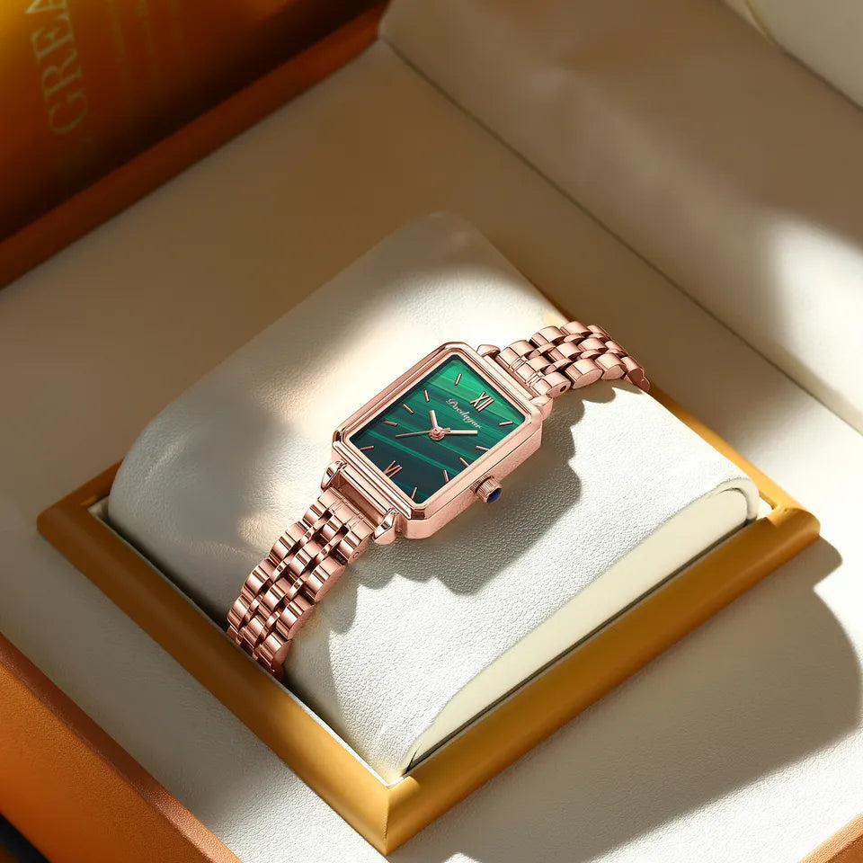 POEDAGAR 622 Women Watches Simple Fashion Ladies Quartz Watch Rose Gold Stainless Steel Luxury Wristwatch