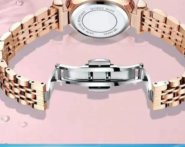 Poedagar 710 High Quality Stainless Steel Watch Strap Top Brand Waterproof Quartz Women's Wrist Watches Casual Sport Watch For Girls