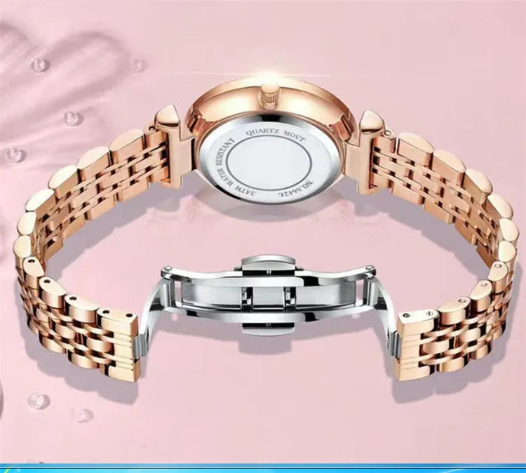 POEDAGAR Ladies Watch 719 Fashion Dress Female Bracelet Jewellery for Women Wrist Watches Diamond Girl Gift