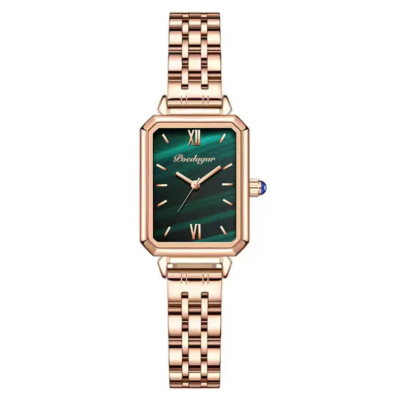 POEDAGAR 622 Women Watches Simple Fashion Ladies Quartz Watch Rose Gold Stainless Steel Luxury Wristwatch