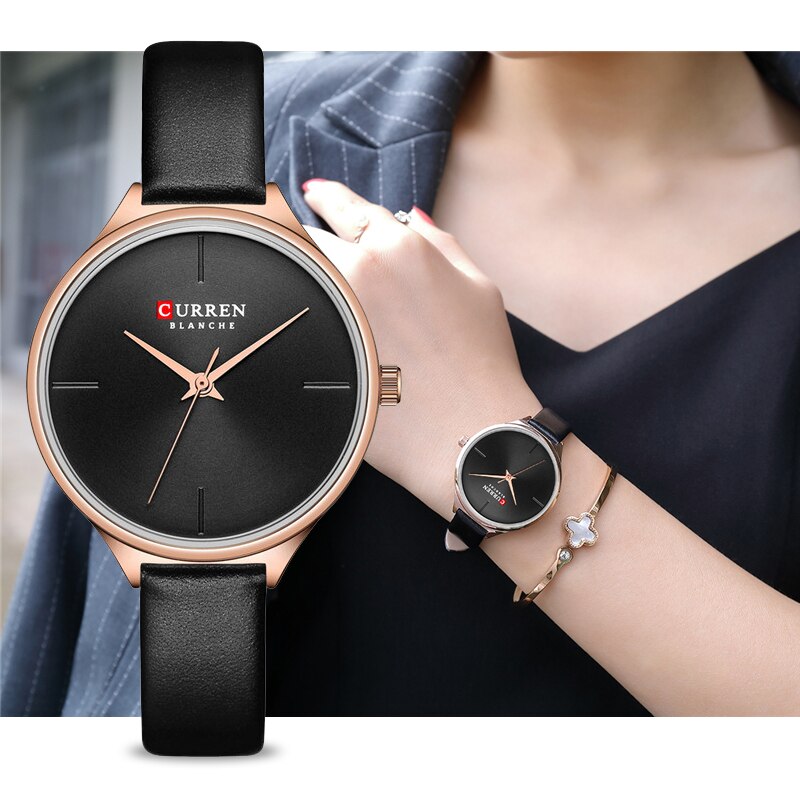Current 9062 luxury waterproof watch quartz women's watch simple trend leather wristwatch for ladies fashion women watch