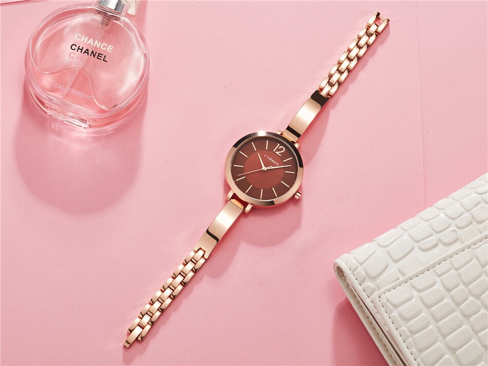 Curren 9012 Women Watches Top Brand Luxury Quartz Women Watch Casual Fashion Ladies Wrist Watch for Lady Clock