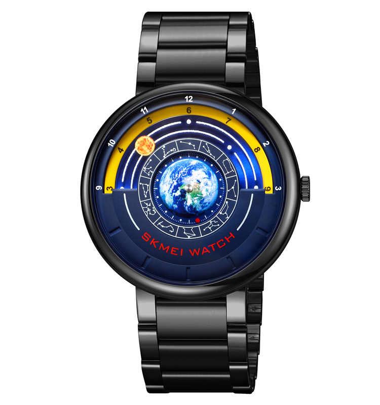 Top Brand Skmei 2361 Fashion Blue Dial Watch Men 30ATM Waterproof Date Sport Watches Mens Quartz Wristwatch