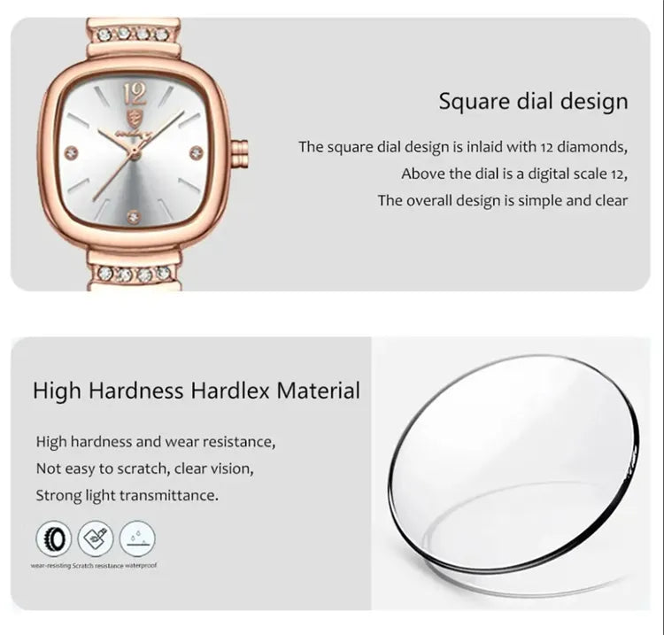 Poedagar 710 High Quality Stainless Steel Watch Strap Top Brand Waterproof Quartz Women's Wrist Watches Casual Sport Watch For Girls