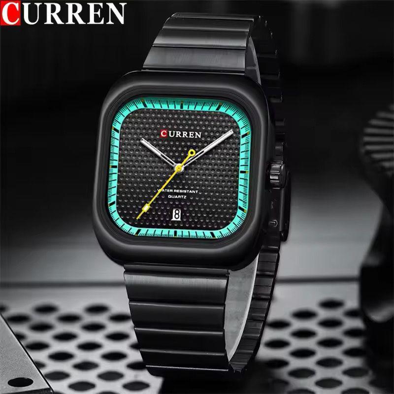 Top Quality Fancy Design CURREN 8460 Best Selling Personalized Quartz Watch Men Clock Stainless Steel Band