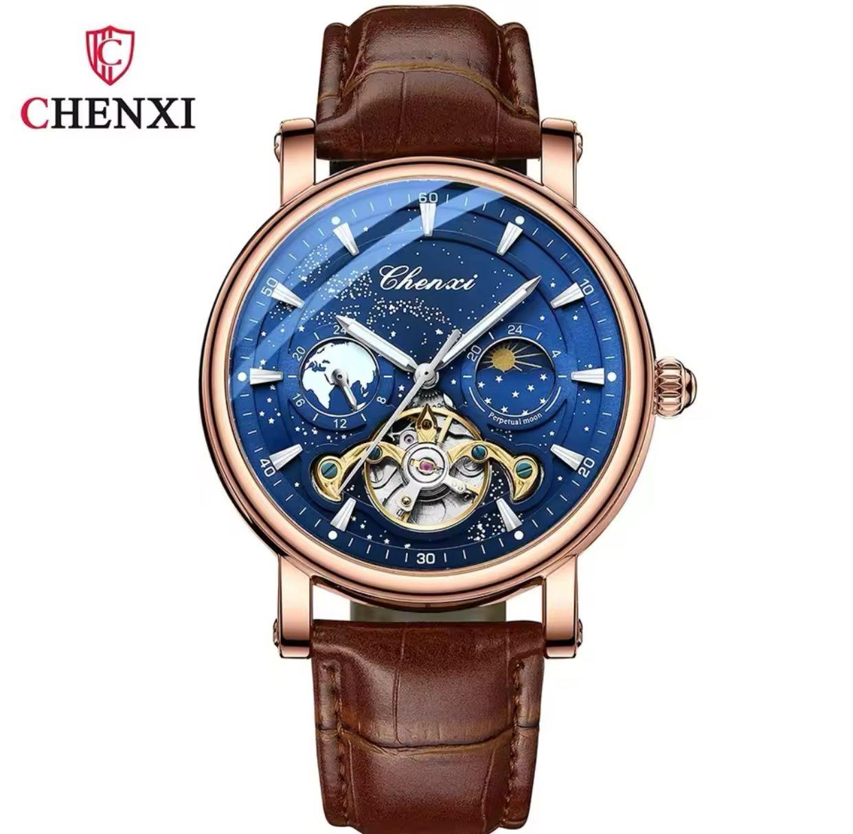 CHENXI 8872 New Men's Automatic Mechanical Watches Top Brand Luxury Wristwatch Waterproof Male Luminous Quartz Fashion Clock