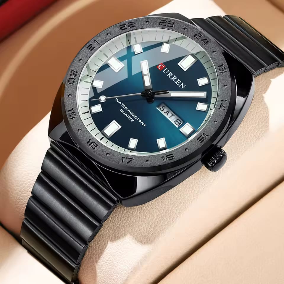New Arrival Fashion Design Watches CURREN 8473 Men Business Stainless Steel Belt 30M Waterproof Luminous Night Light Men's Watch