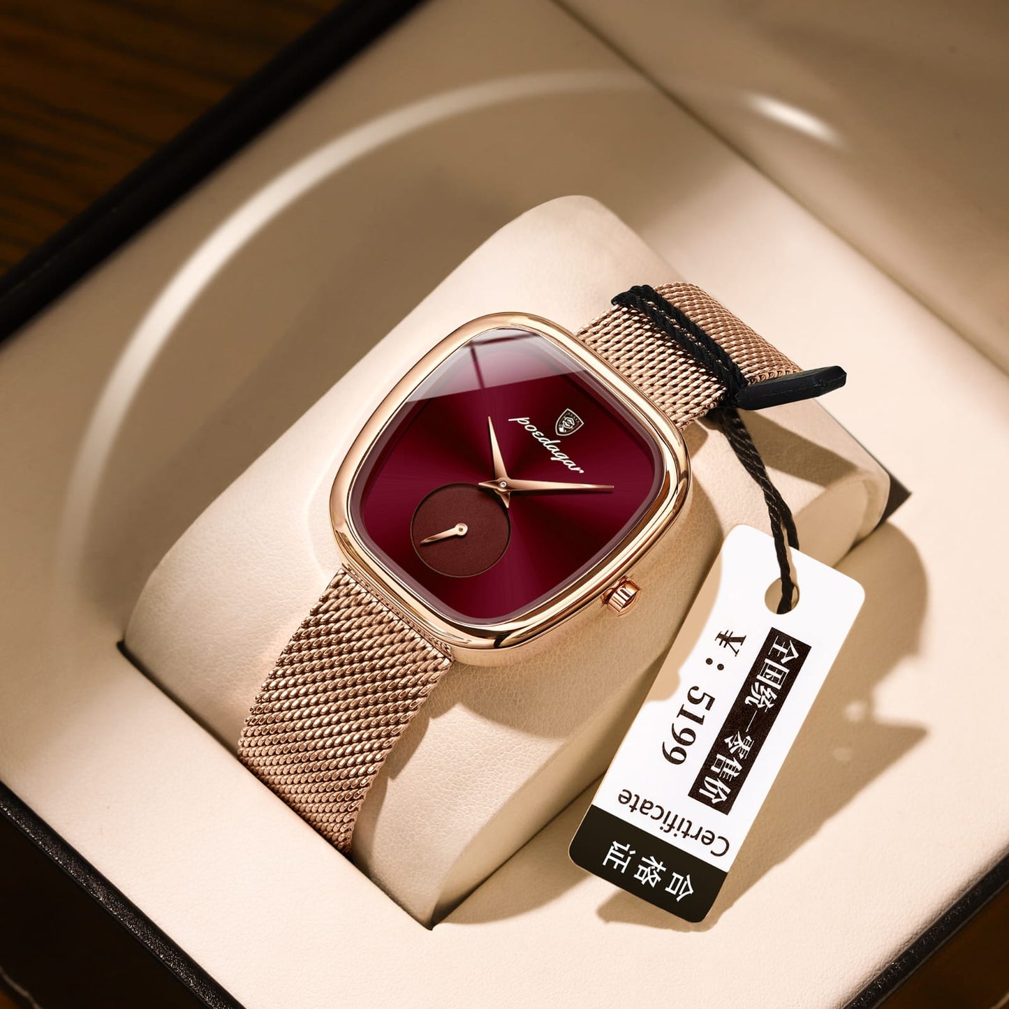 POEDAGAR Luxury Watch for Women POEDAGAR 783 Waterproof Stainless Steel Mesh Strap Quartz Ladies Watch High Quality Women's Watches Female Clock