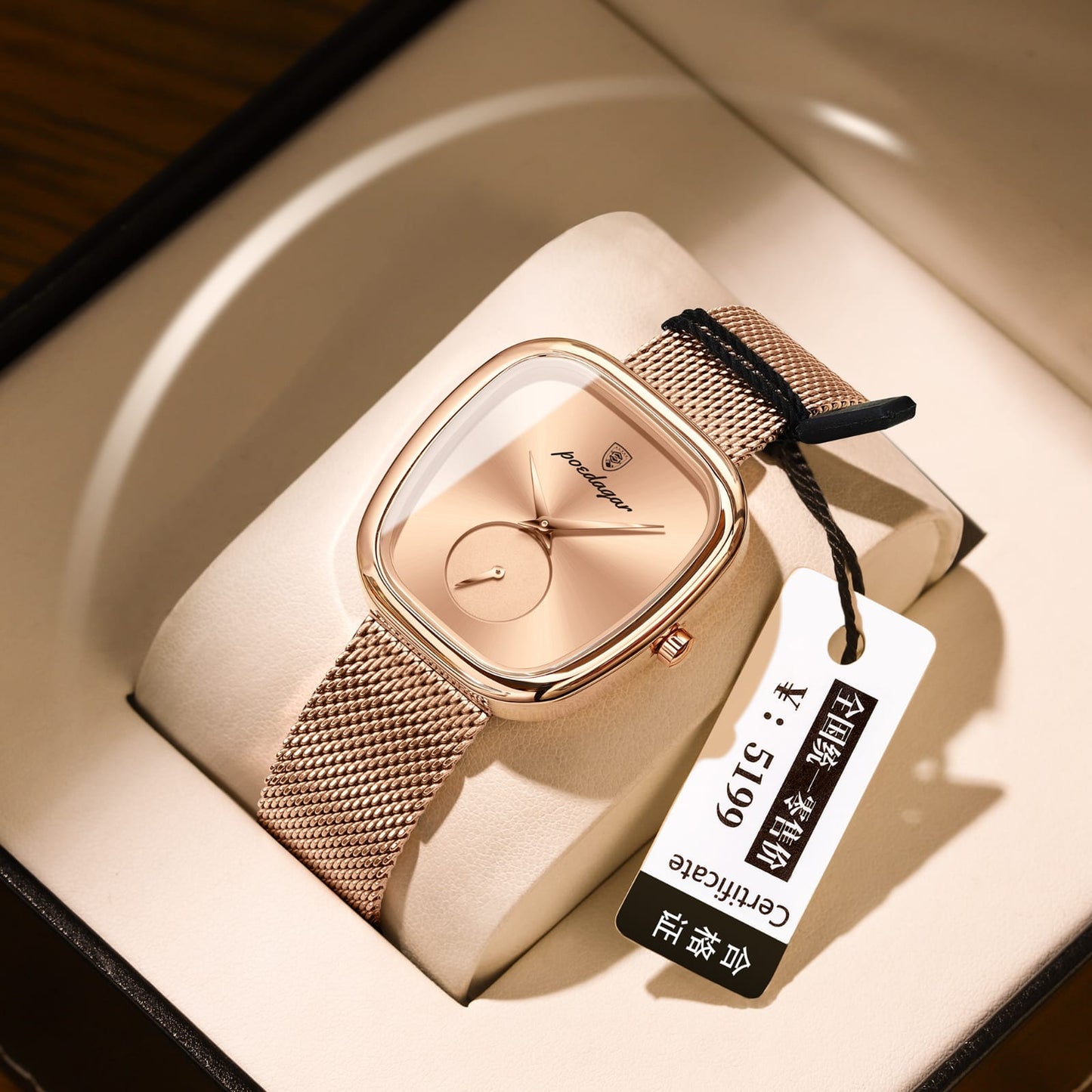 POEDAGAR Luxury Watch for Women POEDAGAR 783 Waterproof Stainless Steel Mesh Strap Quartz Ladies Watch High Quality Women's Watches Female Clock