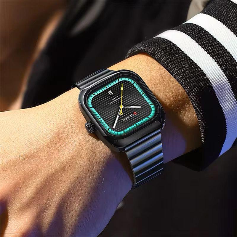Top Quality Fancy Design CURREN 8460 Best Selling Personalized Quartz Watch Men Clock Stainless Steel Band