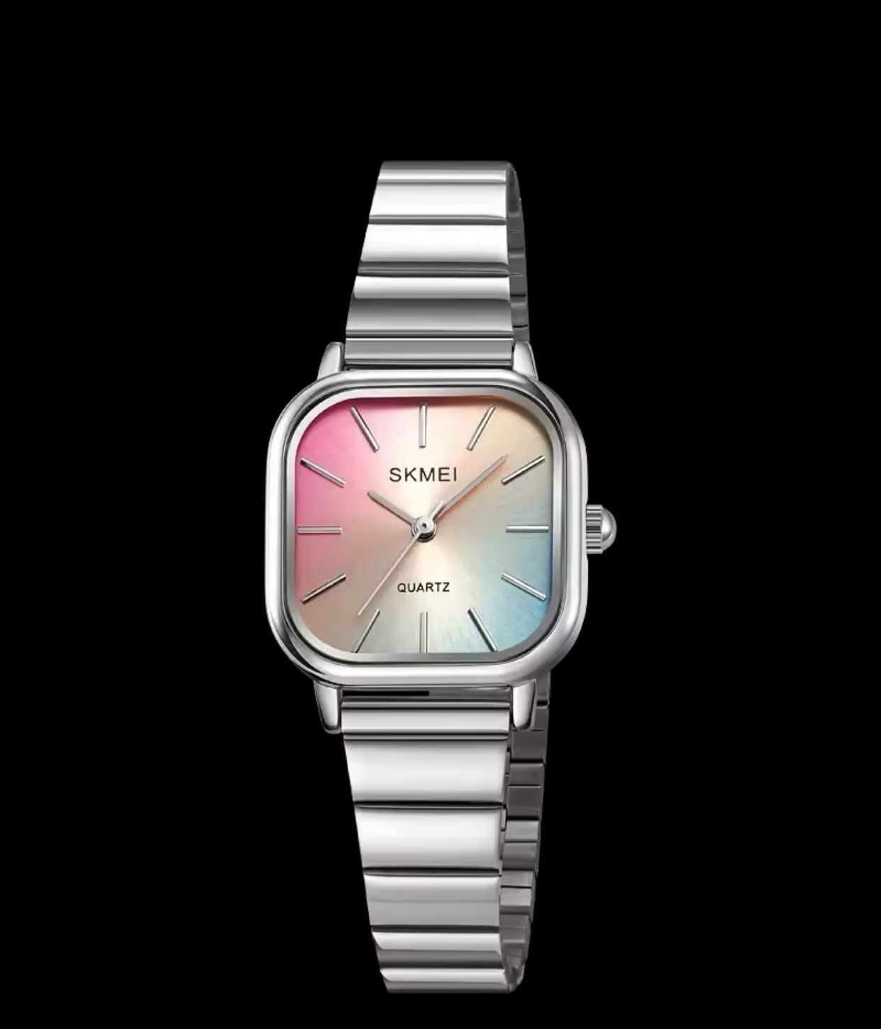 Women's Watch Skmei 2190 High Quality Quartz Movement Stainless Steel Band 30M Waterproof Fashion Ladies Sports Watch For Girls