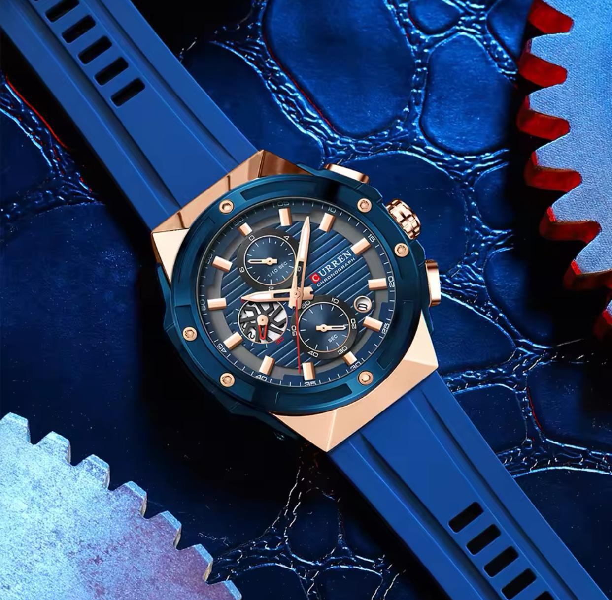 Original Man Quartz Watches Curren 8462 Home Business Fashion Casual Chronograph Luxury Sport Wrist Watch For Men