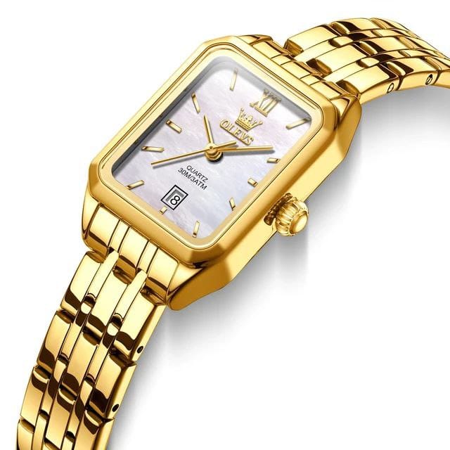 Fashion Calendar Best selling Quartz Watch OLEVS 5616 Women Roman Scale Stainless Steel Strap Original Wristwatch Waterproof Luxury Watches