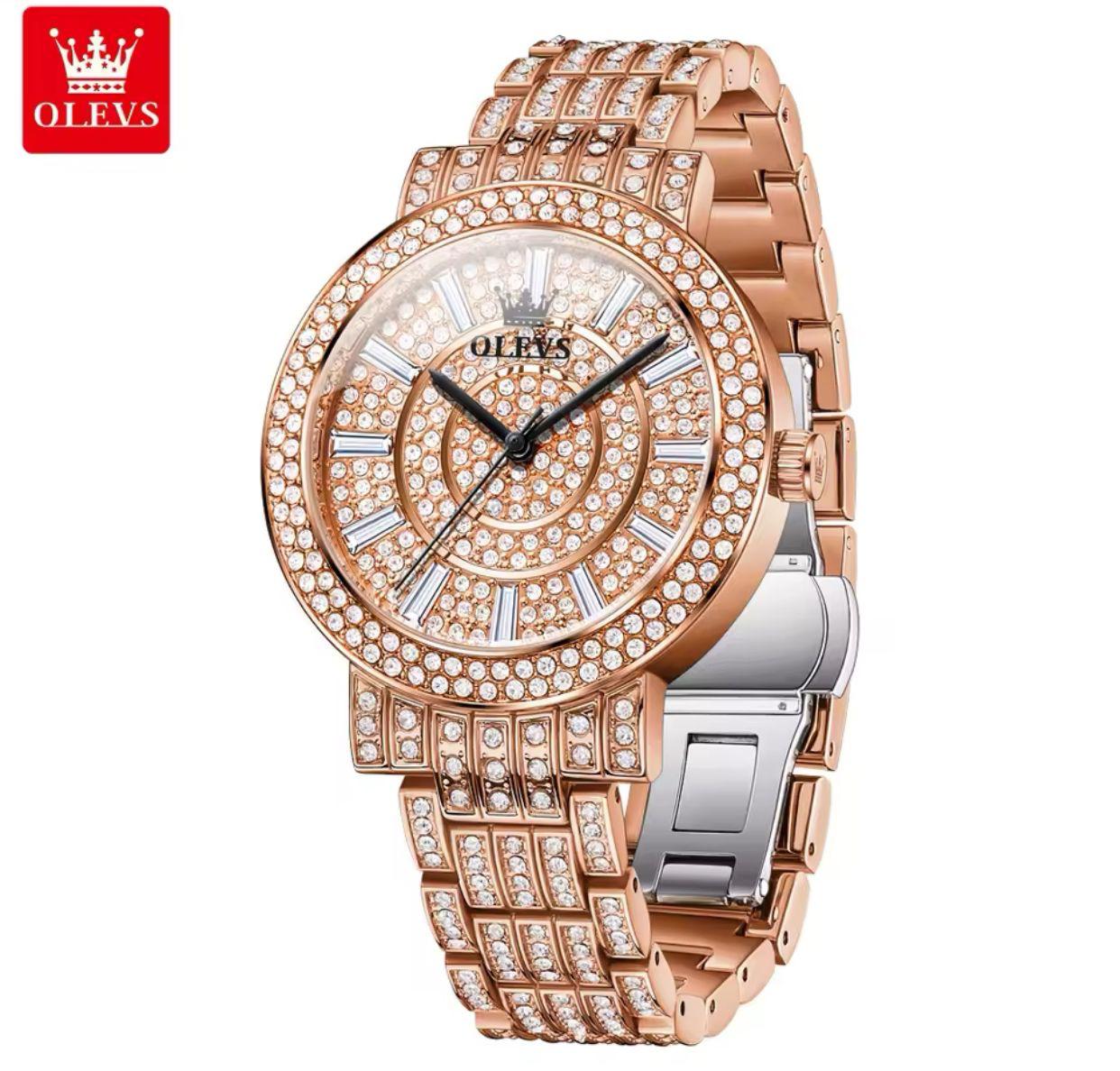 New Top Selling Watches Olevs 9904 full Diamond Women Watch