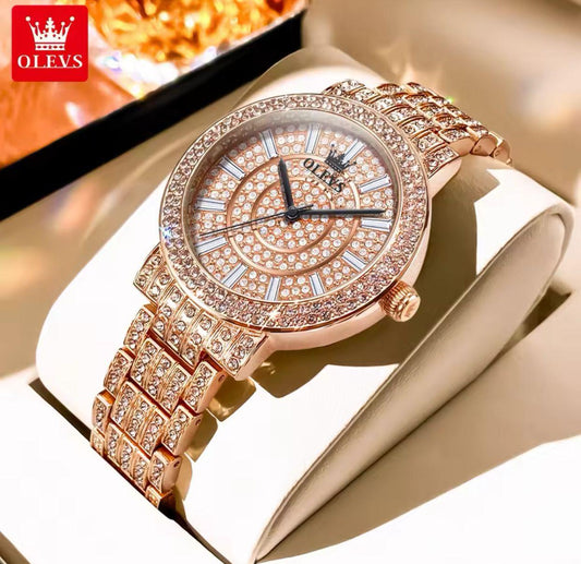 New Top Selling Watches Olevs 9904  full Diamond Women Watch