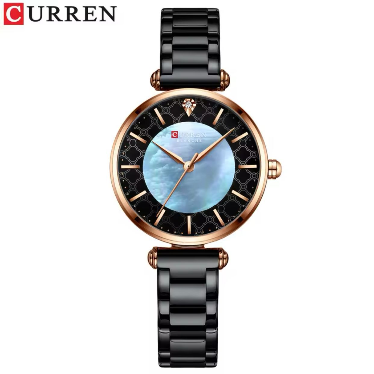 Watches for Women Luxury Brand CURREN 9072 Elegant Thin Quartz Wristwatch with Stainless Steel Simple Female Clock