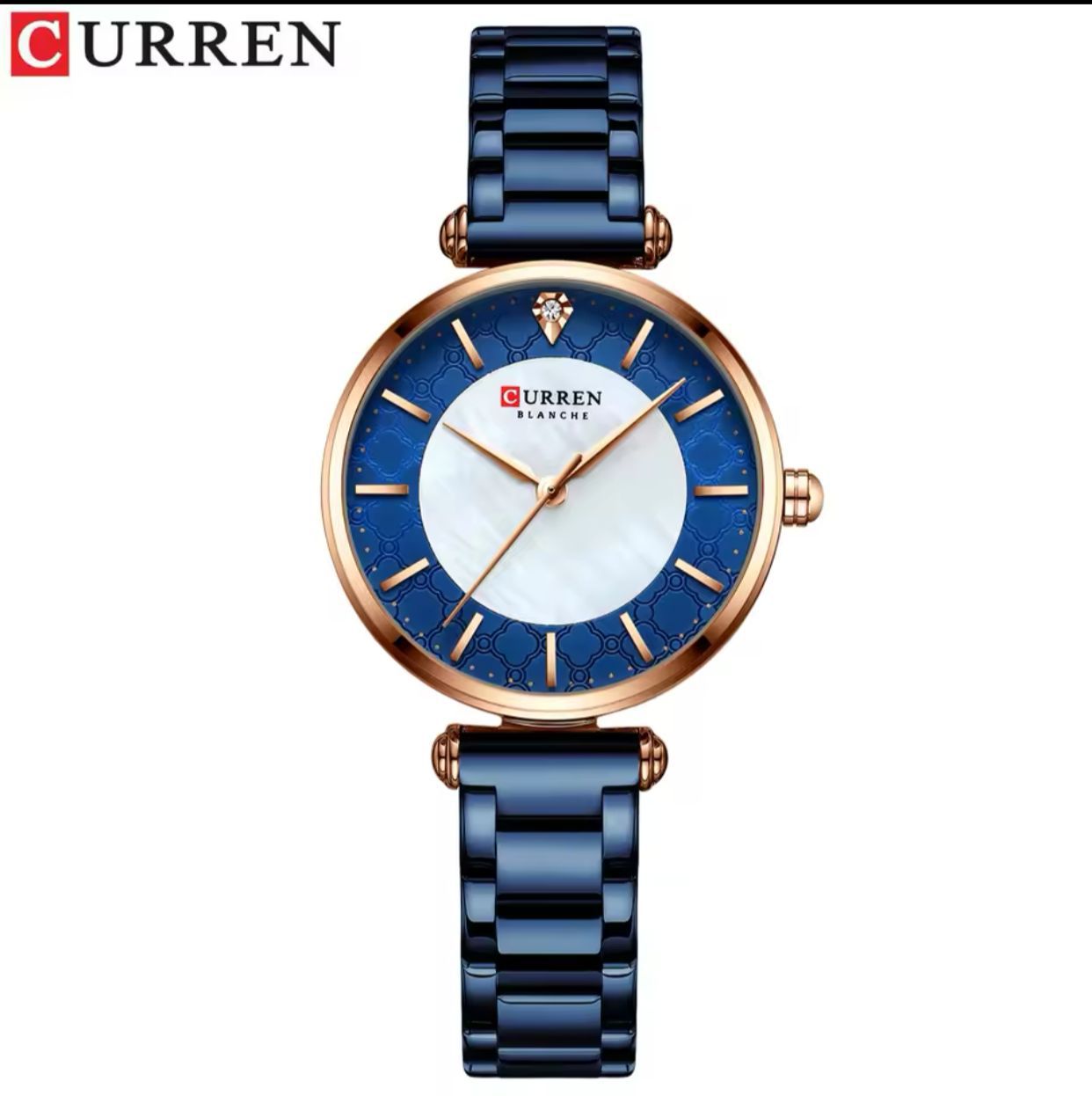 Watches for Women Luxury Brand CURREN 9072 Elegant Thin Quartz Wristwatch with Stainless Steel Simple Female Clock