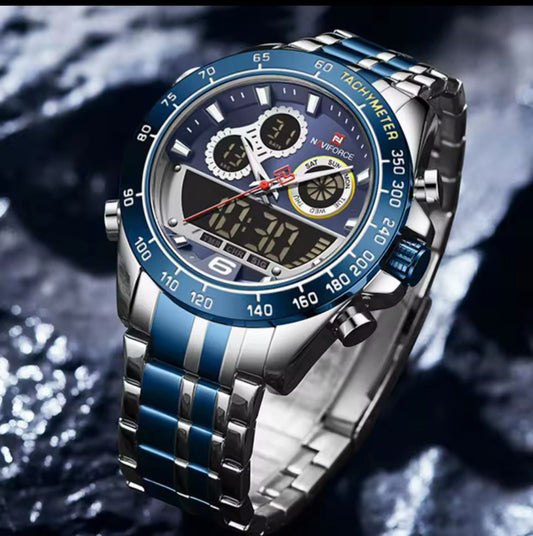 The new NAVIFORCE 9188 waterproof sports watch electronic  multi-function luminous quartz wristwatches