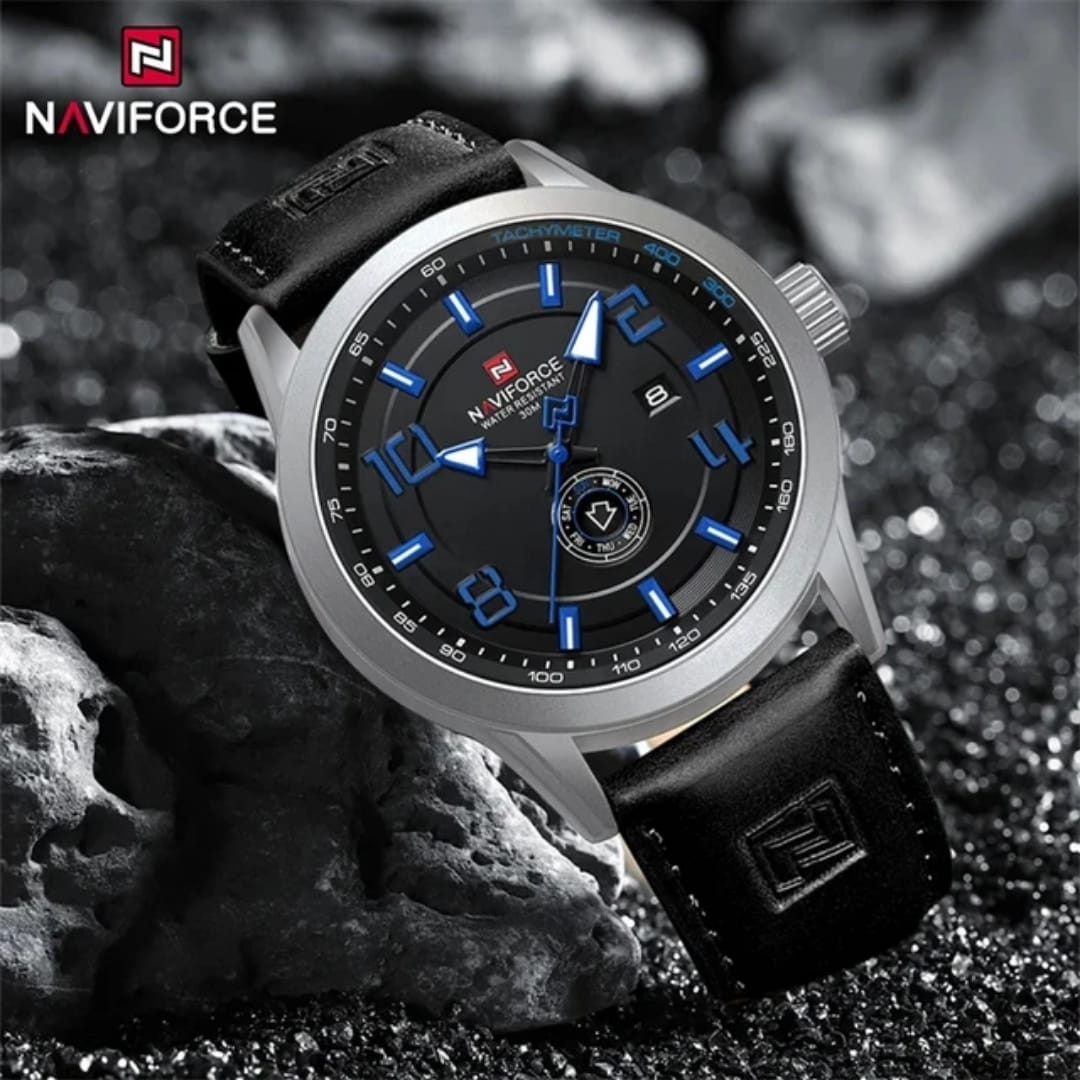 Naviforce 9229 Brand Design Men's Watches Luxury Fashion Waterproof Calendar Quartz Wristwatch Male Gift