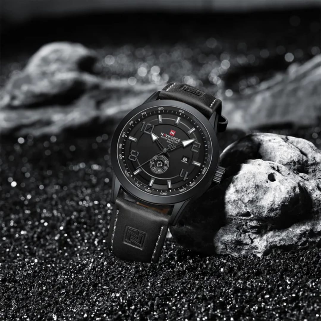 Naviforce 9229 Brand Design Men's Watches Luxury Fashion Waterproof Calendar Quartz Wristwatch Male Gift