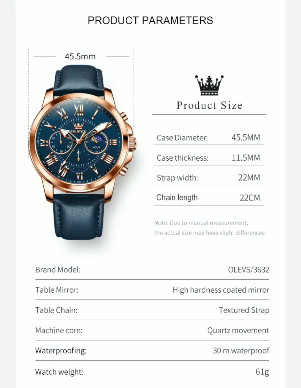 OLEVS 3632 Watch Men Casual Ladies Watches Top Brand Luxury Man Watch Leather Simple Dress Quartz Wristwatch Female Clocks