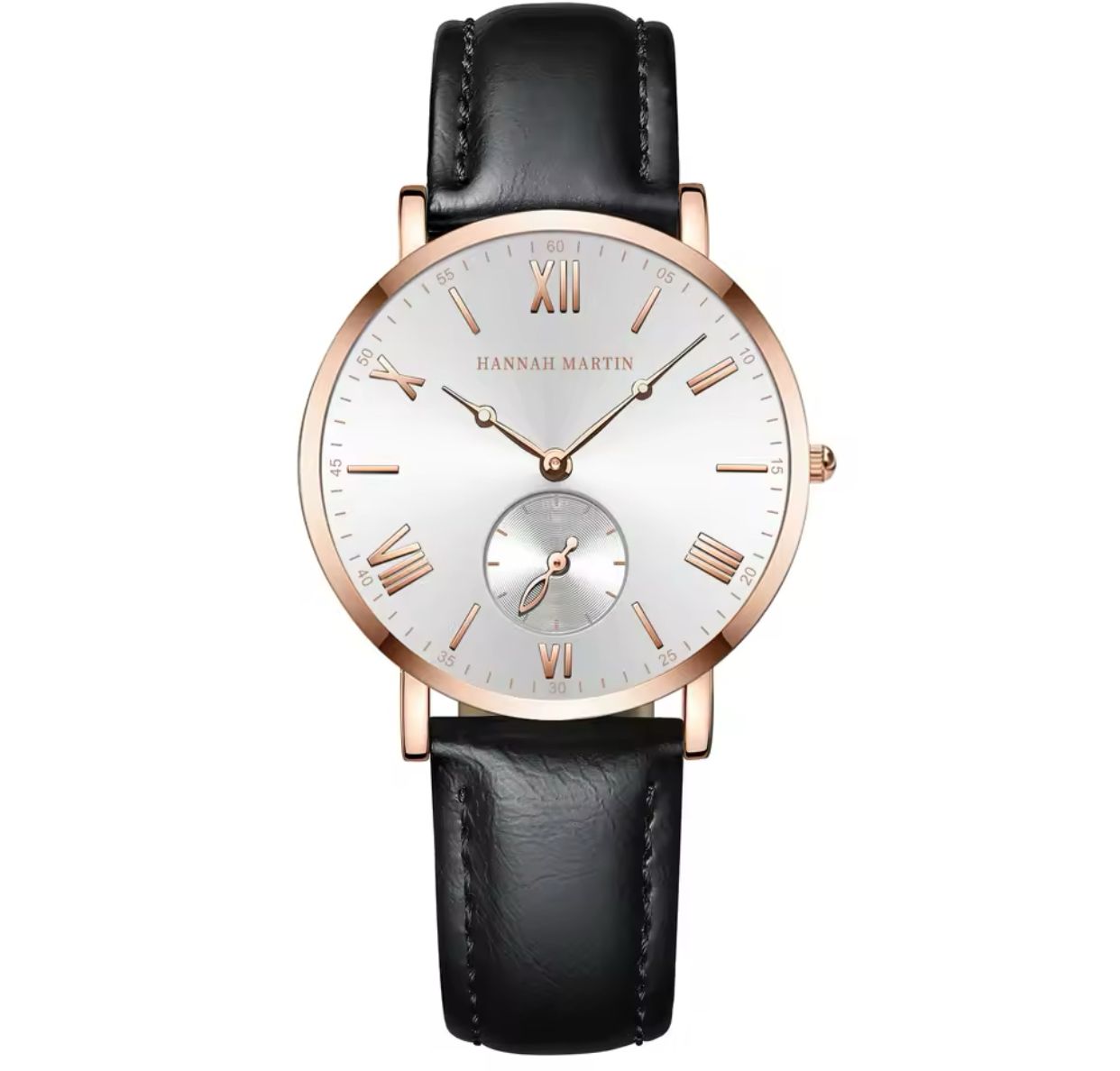 Hannah Martin 1391 Luxury Women Quartz Watches New Fashion Simple Design Waterproof Leather Women Wristwatches