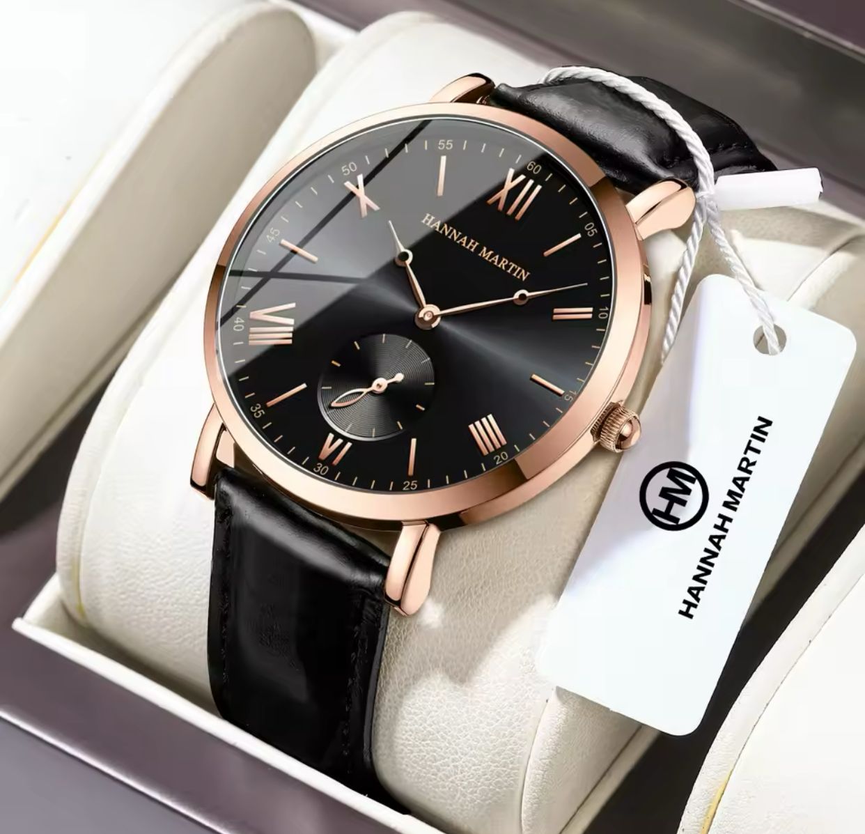 Hannah Martin 1391 Luxury Women Quartz Watches New Fashion Simple Design Waterproof Leather Women Wristwatches