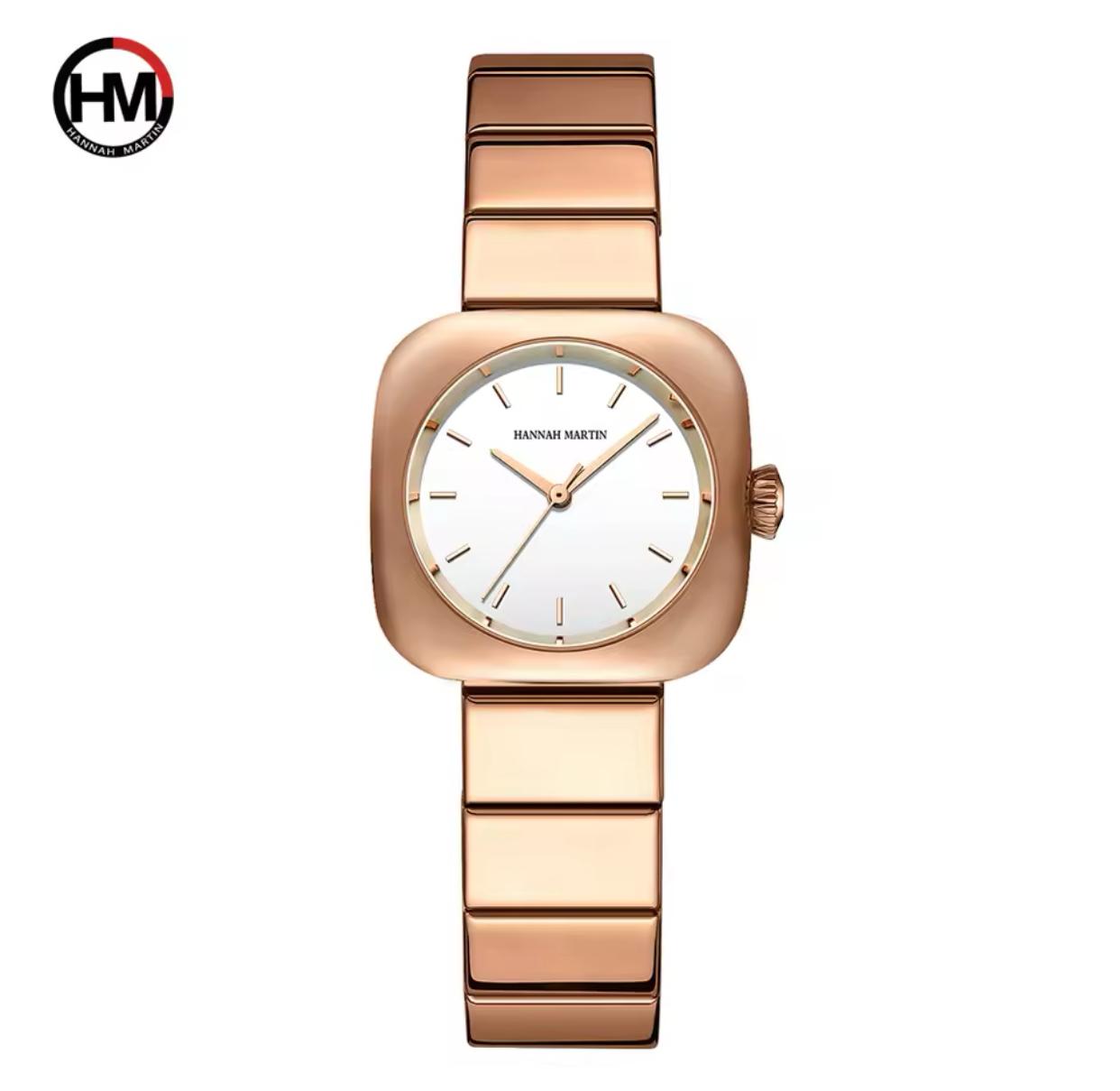Hannah Martin 1182 New Design Luxury Quartz Watch 3ATM Waterproof Wrist Watches Ladies Watches