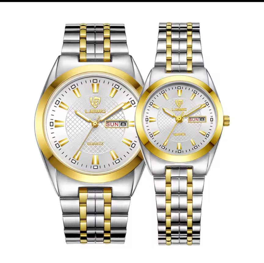 Liebig L1020 Hot Selling Couple Watches Set 2022 Stainless Steel Strap Luxury Styles Quartz Watch Unisex