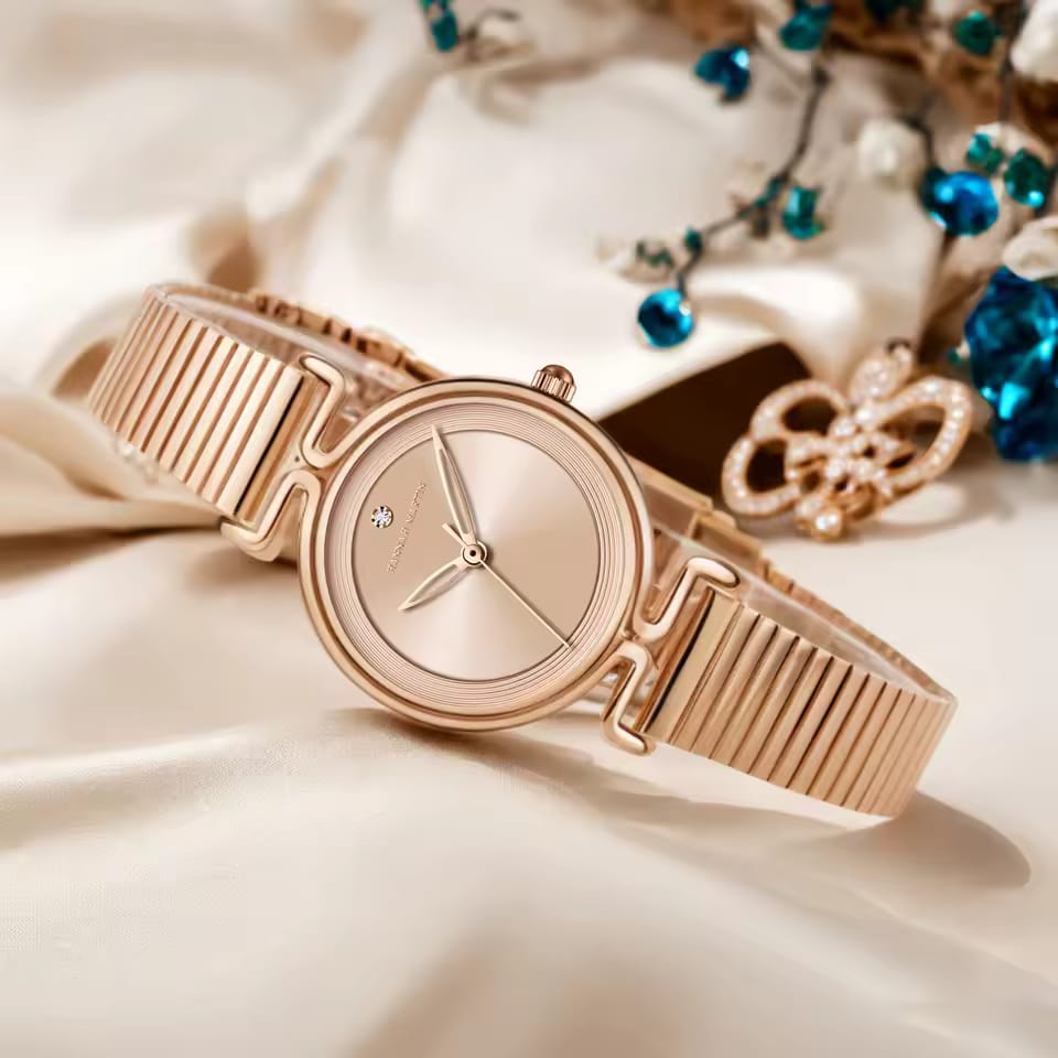 HANNAH MARTIN 1561 Watch women Rose Gold Luxury Bracelet Wrist Watch for Women High Quality Japan Movement Minimalist Quartz Watch