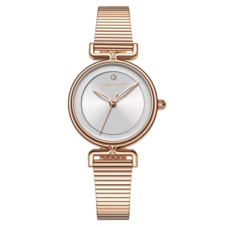 HANNAH MARTIN 1561 Watch women Rose Gold Luxury Bracelet Wrist Watch for Women High Quality Japan Movement Minimalist Quartz Watch