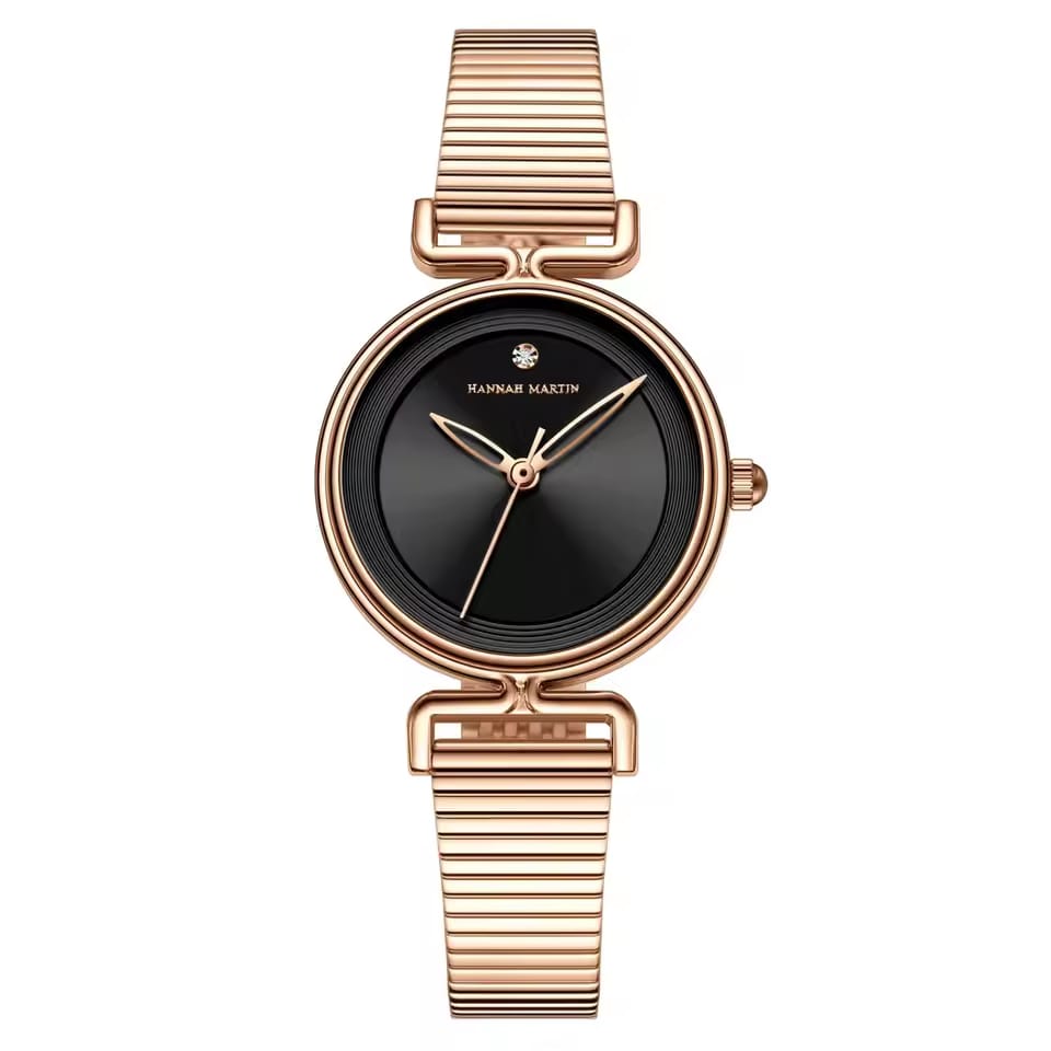 HANNAH MARTIN 1561 Watch women Rose Gold Luxury Bracelet Wrist Watch for Women High Quality Japan Movement Minimalist Quartz Watch