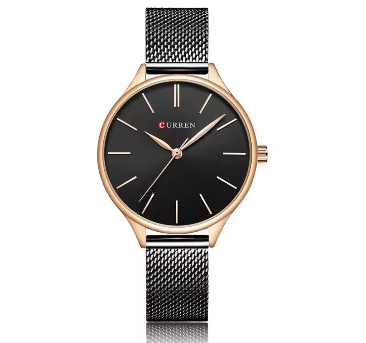 CURREN 9024 Gold Watch Women Watches Ladies Creative Steel Women's Bracelet Watches Female Clock