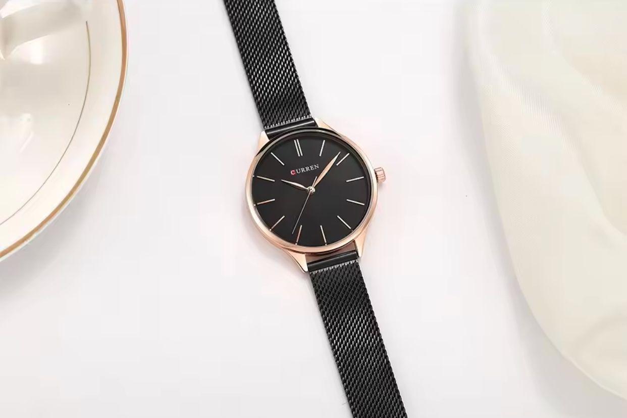 CURREN 9024 Gold Watch Women Watches Ladies Creative Steel Women's Bracelet Watches Female Clock