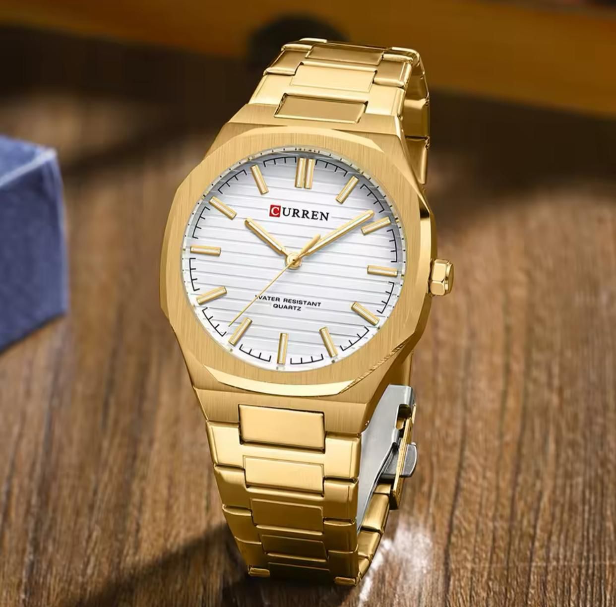 CURREN 8456 2025 Hot Sale NEW Luxury Business Luminous Men's Watches Simple Quartz Stainless Steel Clock Waterproof Wristwatch