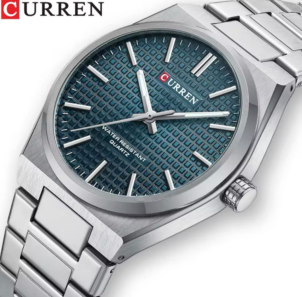 CURREN 8439 Luxury Watch for Men Fashion Stainless Steel Watches Quartz Wristwatch Luminous Clock Business Casual Sport Watch