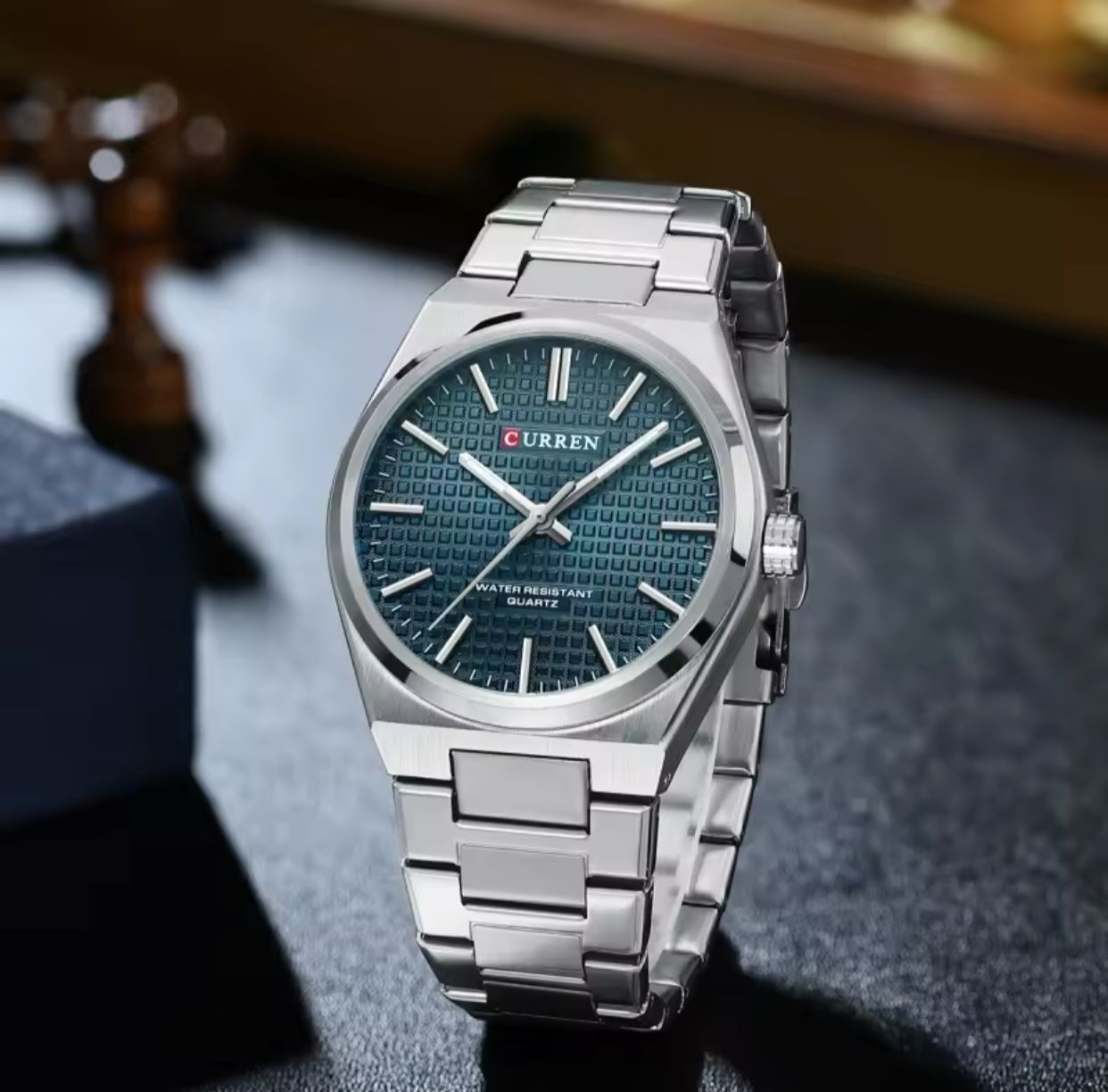 CURREN 8439 Luxury Watch for Men Fashion Stainless Steel Watches Quartz Wristwatch Luminous Clock Business Casual Sport Watch