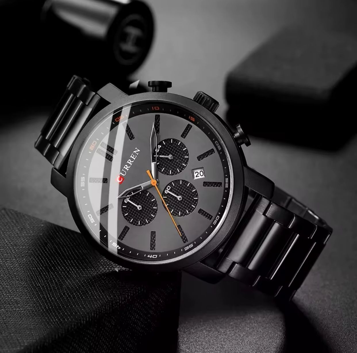 Top Luxury CURREN 8315 Men Watch Business Full Steel Quartz Watch Fashion Sport Waterproof Watch Casual Chronograph Wristwatch