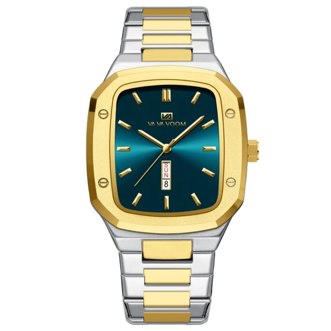 2025 New Design Luxury Va Voom 2381 Wrist Mens Watches Wholesale Stainless Steel Band Waterproof Square Business Hand Watch