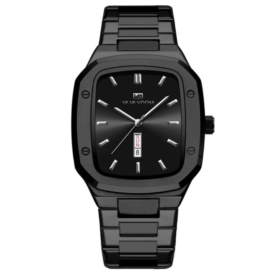 2025 New Design Luxury Va Voom 2381 Wrist Mens Watches Wholesale Stainless Steel Band Waterproof Square Business Hand Watch