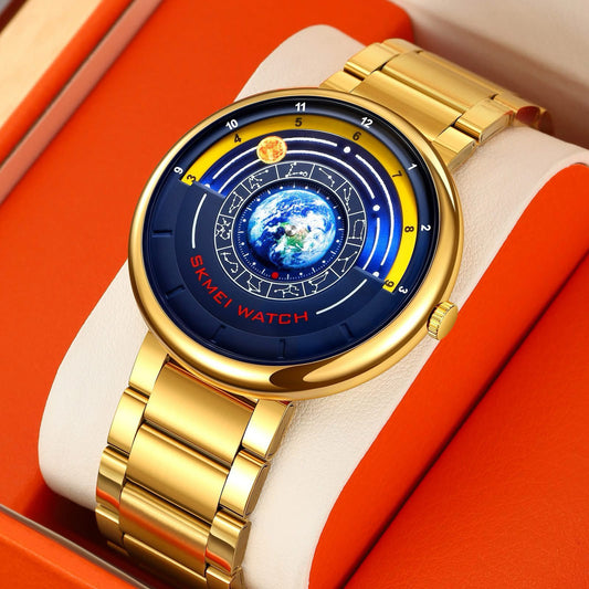 Top Brand Skmei 2361 Fashion Blue Dial Watch Men 30ATM Waterproof Date Sport Watches Mens Quartz Wristwatch