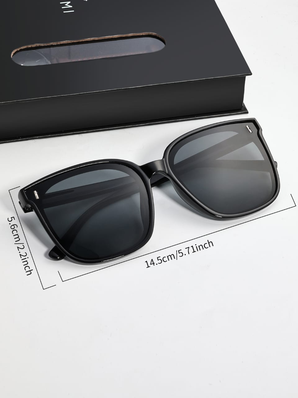 TOMI T084 Men's Casual Quartz Watch Luxury Leather Band Square Shell Two-Piece Classic Simple Design Fashionable Glasses Gift Box