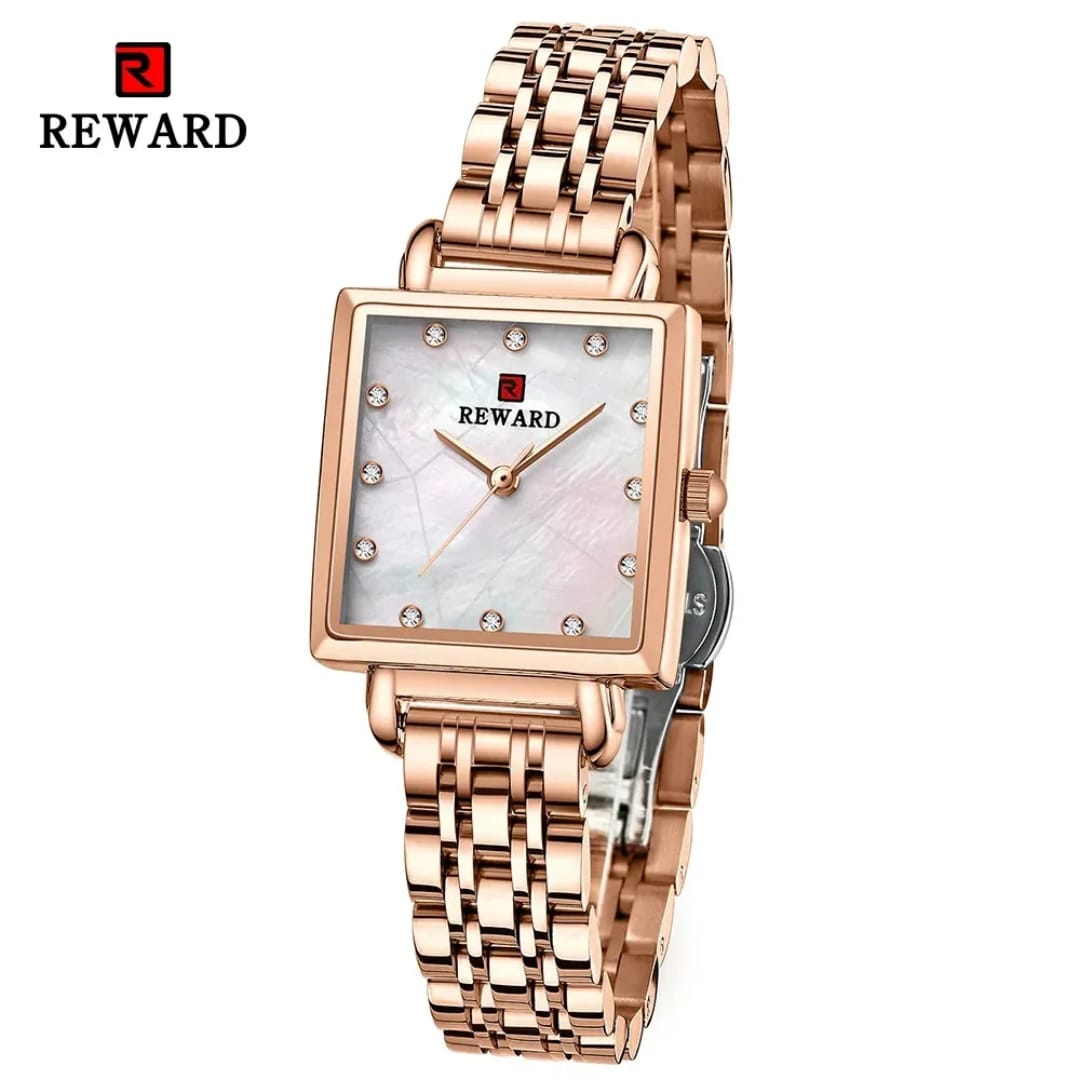 New REWARD 21041 Stainless Steel Wristwatch New Design Quartz Watch for Women Fashion Casual High Quality Wrist Watches Female