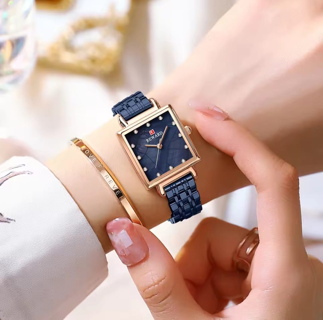 New REWARD 21041 Stainless Steel Wristwatch New Design Quartz Watch for Women Fashion Casual High Quality Wrist Watches Female