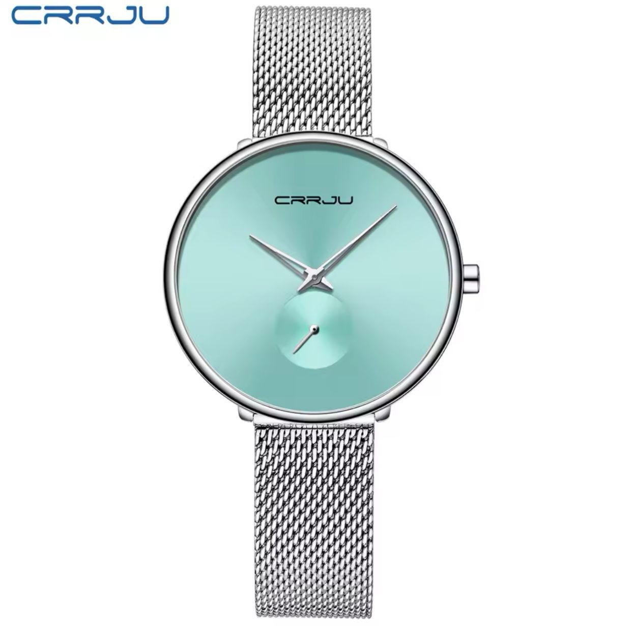 Fashion Women's Luxury Watches Quartz Watch CRRJU 2165 Fashion Daily Dress Mesh Gold Silver Rose Gold Band Quartz Womens Watches in Wristwatches